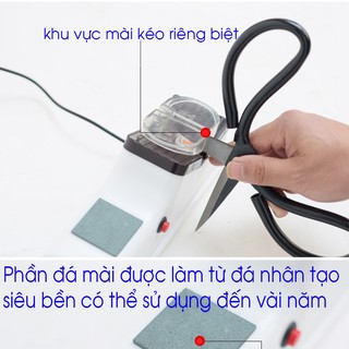 Máy mài dao kéo bằng điện đa năng tiện dụng loại tốt mài siêu nhanh bảo hành 12 tháng