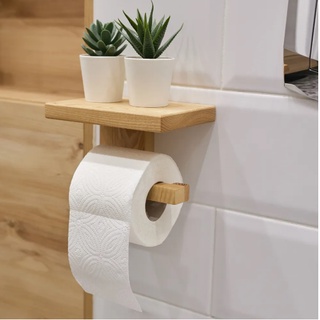Kệ gỗ Giá đỡ không cần khoan hộp để cuộn giấy vệ sinh nhà tắm nhà vệ sinh nhà nghỉ khách sạn văn phòng