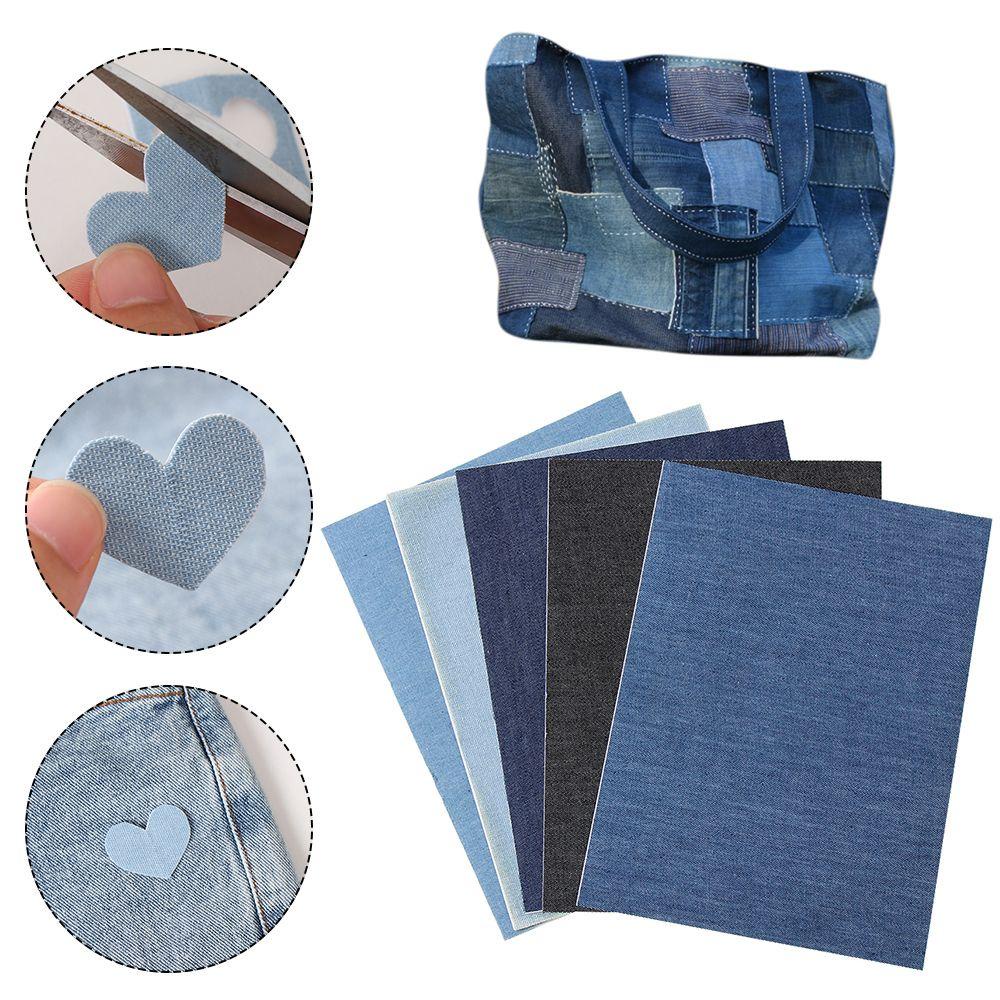 MONOSTYLE Jeans Sửa Chữa Miếng Dán Thủ Công DIY Phụ Kiện May Tự Dính Quần Áo Dán Quần Áo
