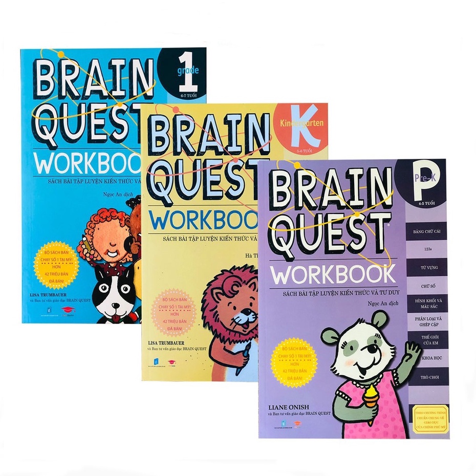 [Mã BMLTB35 giảm đến 35K đơn 99K] Sách: Brain quest workbook
