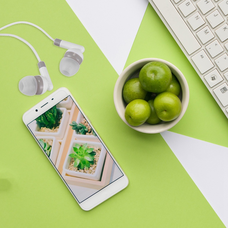 Tai nghe nhét tai âm thanh nổi 3,5 mm Tai nghe tai nghe cho điện thoại di động MP4 MP3