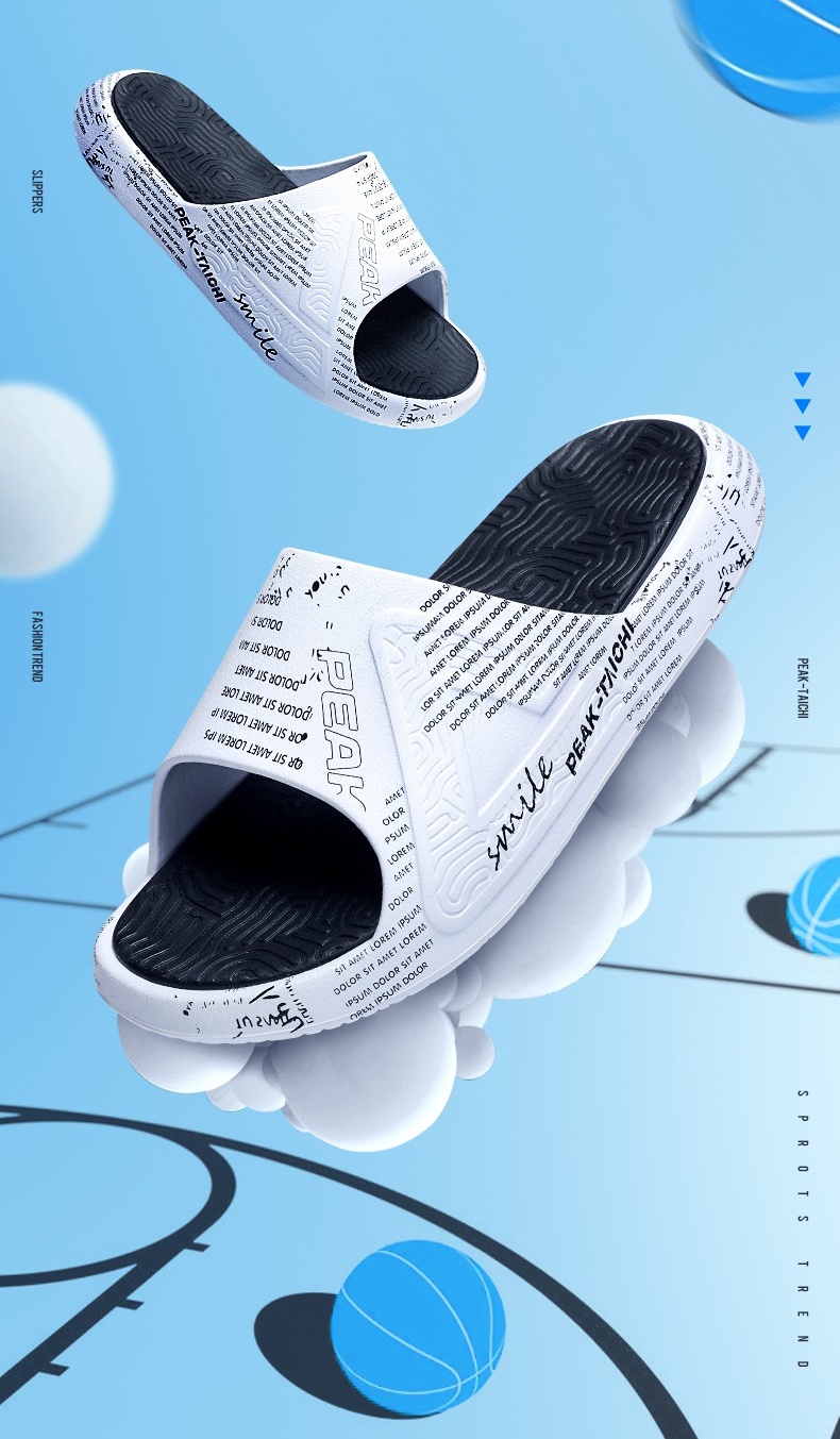 Mô tả Dép quai ngang nam PEAK Taichi Slippers E92037L ET32027L E11937L - 7