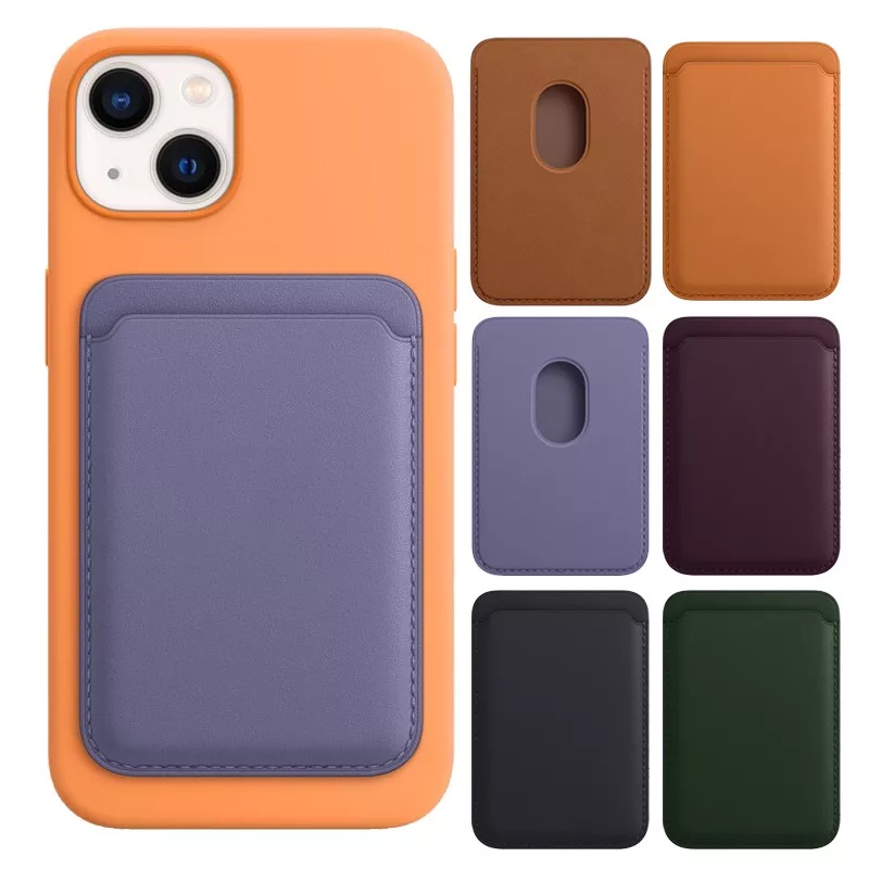 Bao Da Tương Thích Cho iPhone 17 16 15 14 12 13 Pro Max 11 Ví Từ Túi Đựng Thẻ ID Ốp điện thoại 14 plus Thẻ Tín Dụng Khe Cắm Bỏ Túi