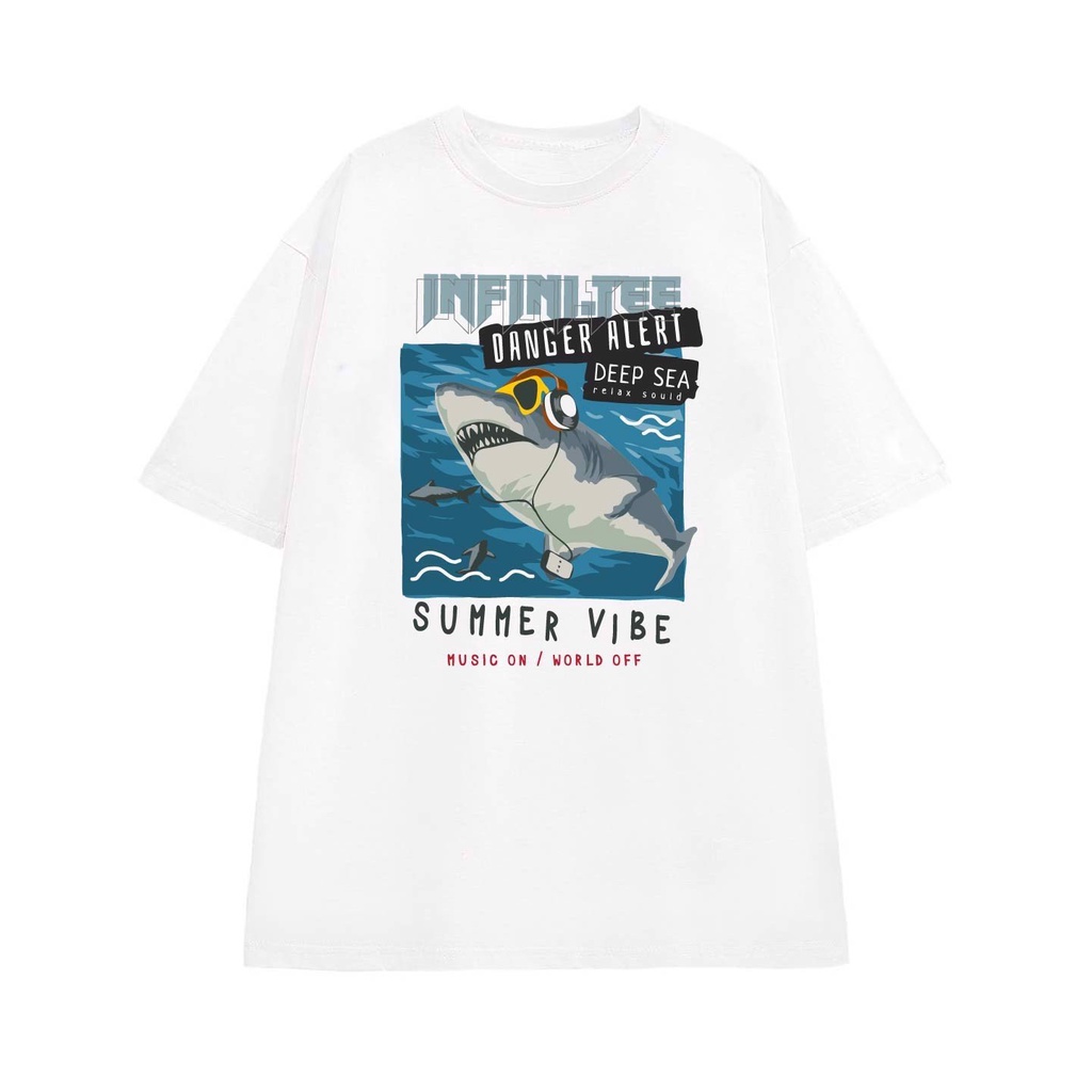 Áo thun INFINITEE Fni0099, Thun 100% Cotton - form rộng Unisex.
