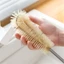 SUNKISSD Bàn chải làm sạch nhà bếp Trà cà phê Tay cầm bằng gỗ Máy làm sạch kính đa chức năng