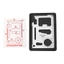 EDB * Công cụ bỏ túi thẻ tín dụng 11 trong 1 Thẻ cứu sinh Công cụ sinh tồn EDC để đi bộ đường dài