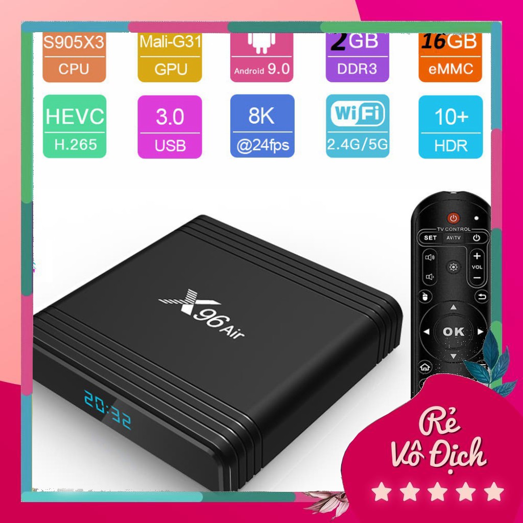 Android Tv Box X Air Amlogic S X Gb Ram Gb B Nh Trong