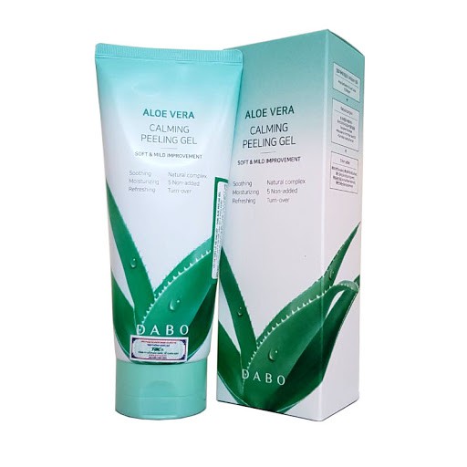 Ảnh Tẩy Da Chết Lô Hội Trắng Da, Mờ Thâm Xạm DABO ALOE PEELING GEL Cao Cấp Hàn Quốc 180ML 4