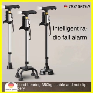 Gậy Đi Bộ Leo Núi tongkat kaki tongkat Đức Bằng Hợp Kim Nhôm Nhẹ Chống Trượt Bốn Chân Cho Người Già