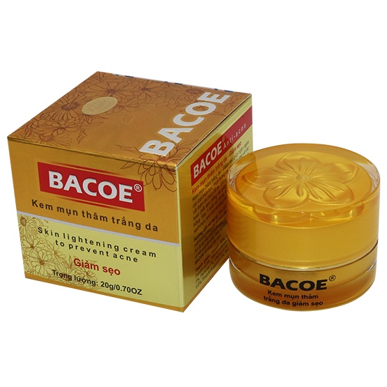 Kem mụn BACOE Kem MỤN THÂM TRẮNG DA GIẢM SẸO BACOE KEM BACOE 12g 20g 25g