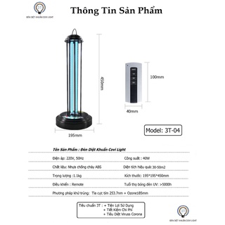 Đèn Tia Cực Tím Khử Trùng Diệt Khuẩn Covi Light | Shopee Việt Nam