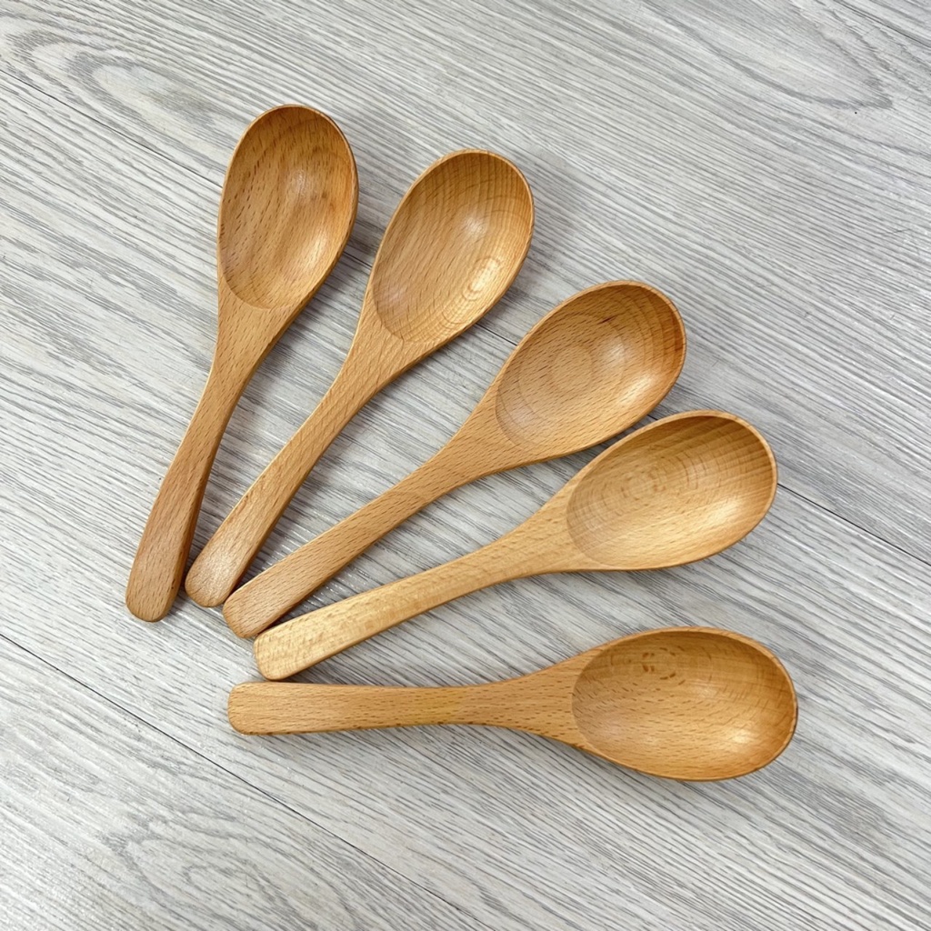 Muỗng Gỗ  16 * 4cm - Muỗng Múc Canh / Trà / Cà Phê Bằng Dành Cho Nhà Bếp
