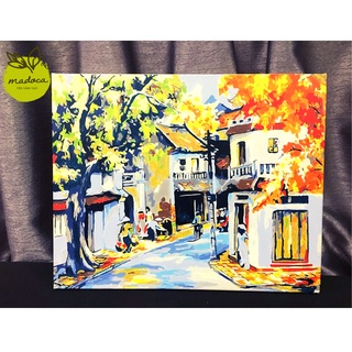 Tranh tô màu số hóa Madoca có khung 40x50cm TVN2 và T89
