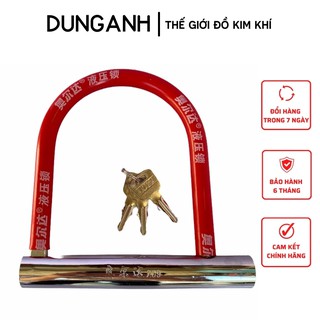 Khóa chữ U Kim Khí Dung Anh Khóa chữ U inox bọc nhựa
