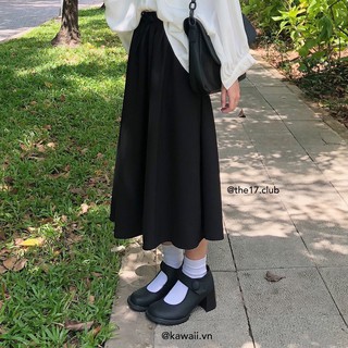 [Có sẵn] Basic Skirt The 17 - Váy dài cơ bản (ảnh shop tự thực hiện)