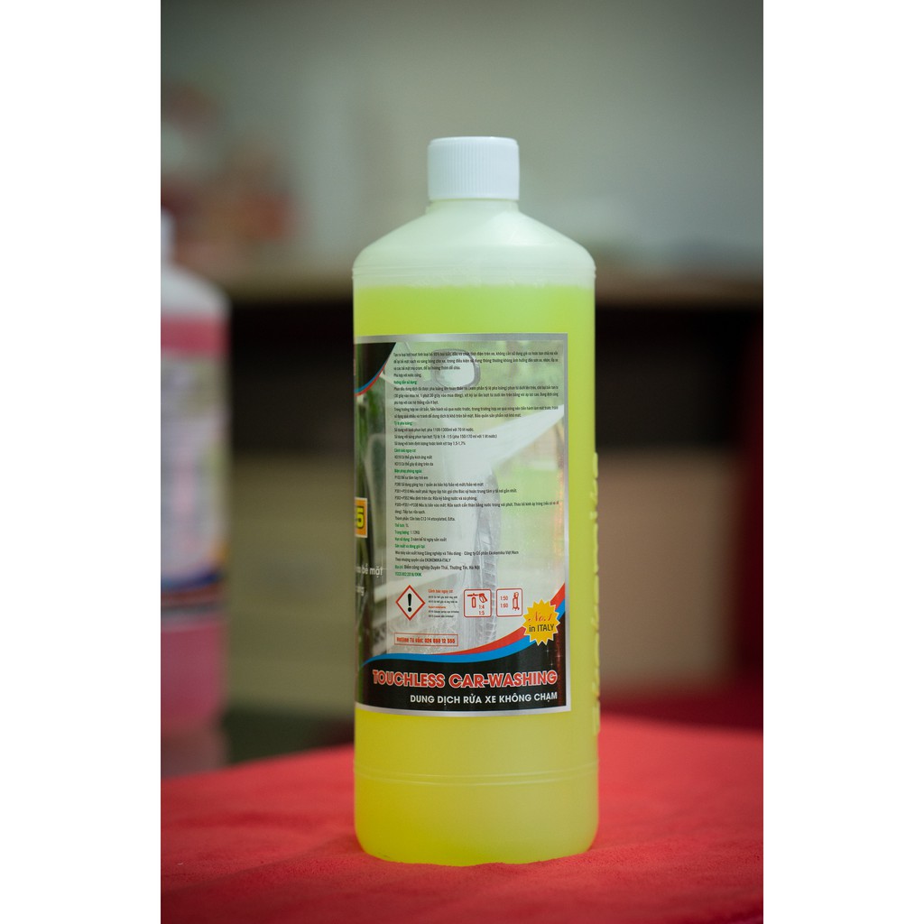 NƯỚC RỬA Ô TÔ - XE MÁY KHÔNG CHẠM CAO CẤP BIO 25-1L EKOKEMIKA ITALY
