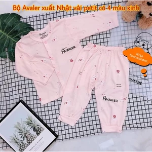 Bộ dài tay cho bé Avaler chuẩn xịn vải petit mềm mịn, thông thoáng - Quần áo trẻ em HÀNG HIỆU VIỆT NAM
