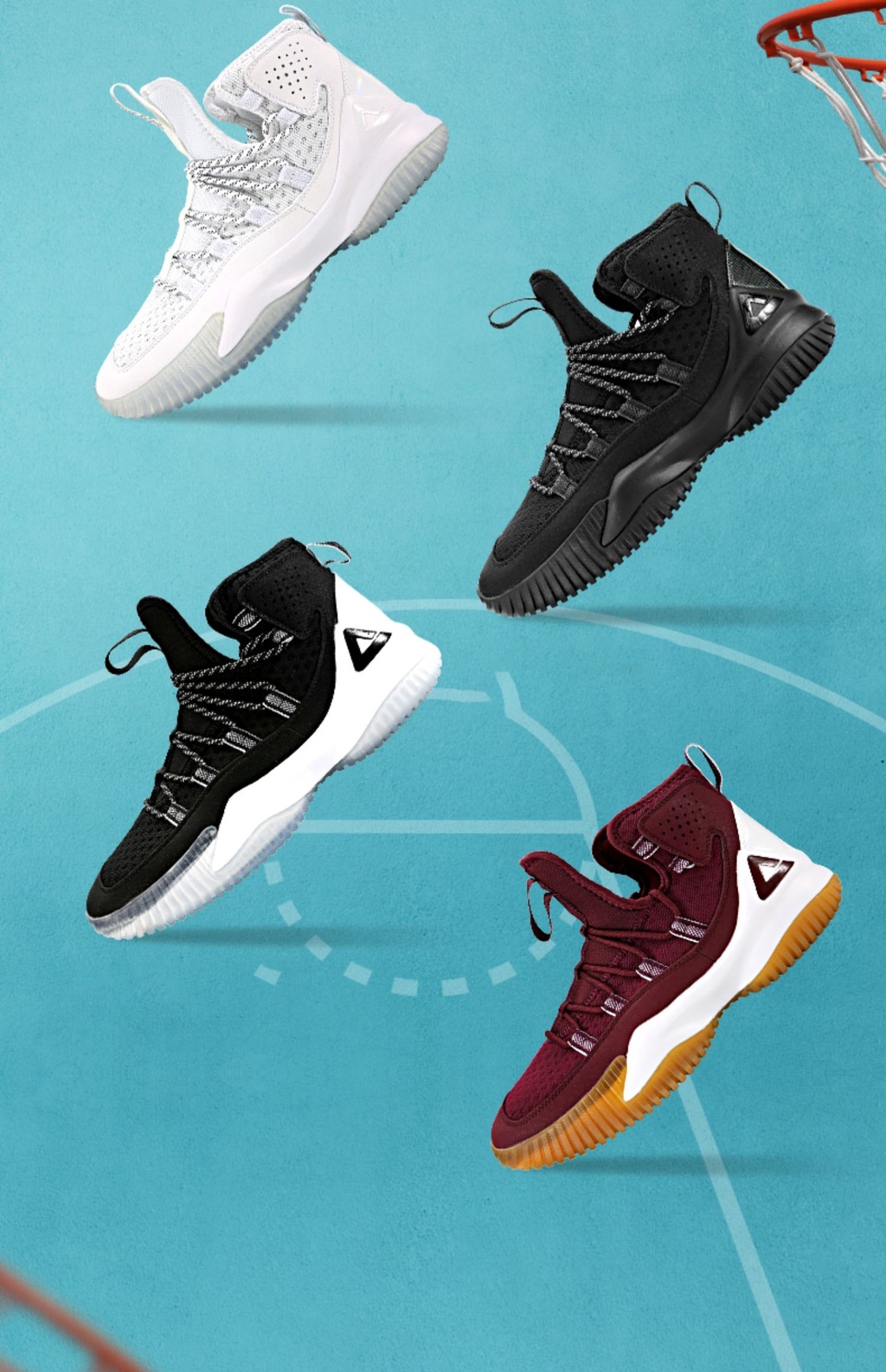 Mô tả Giày bóng rổ Outdoor PEAK Streetball Master DA830551 - 1