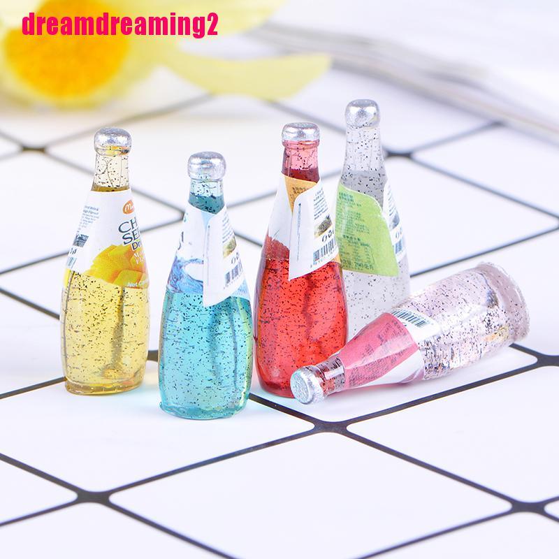 Bộ 5 mẫu chai nước đáng yêu dành cho tỷ lệ trang trí nhà búp bê