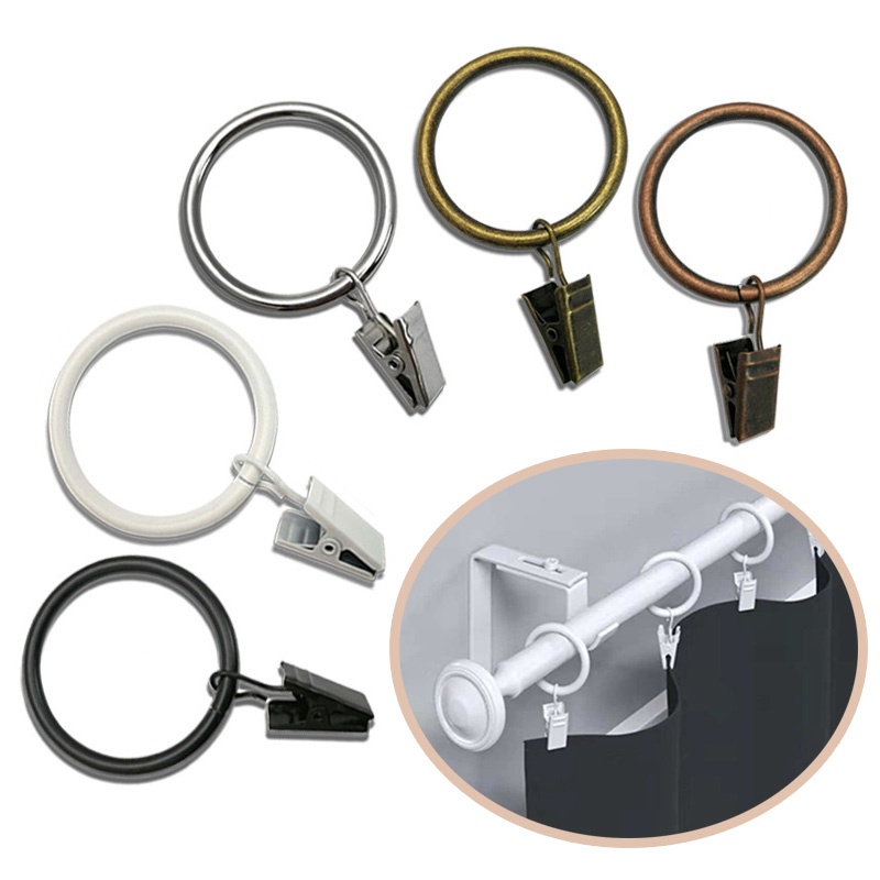 Set 5 móc treo Rèm cửa sổ bằng sắt tiện dụng | Shopee Việt Nam