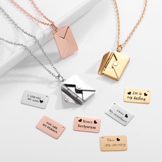 Dây chuyền LAMY Fingers Print Letter Pendant 6029 - Khắc tên theo yêu cầu