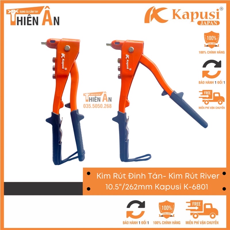 Kìm Rút Đinh Tán- Kìm Rút River Mỏ Dài 10.5
