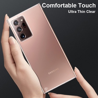 Ốp Điện Thoại Trong Suốt Không Khung Siêu Mỏng Cho Samsung Galaxy S23 S24 S25 Ultra S22 S21 S20 FE S10 S9 Note 20 22 Ultra 10 22 Plus Ốp Lưng Trong Suốt T01