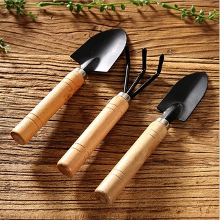 Bộ 3 món dụng cụ làm vườn to (xẻng làm vườn - xới đất - cào đất) 88298