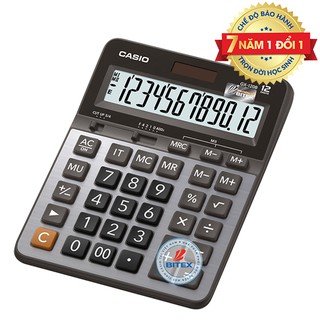 Máy Tính Để Bàn Cỡ Lớn Casio GX-120B (12 Số) Chính Hãng - Bàn Phím Rộng, Phím MU Cho Kế Toán, Cửa Hàng