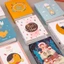 Bộ sưu tập album AMBU 100 CÁI, Album ảnh 4R hoạt hình nhiều màu, Album ảnh hoạt hình PVC
