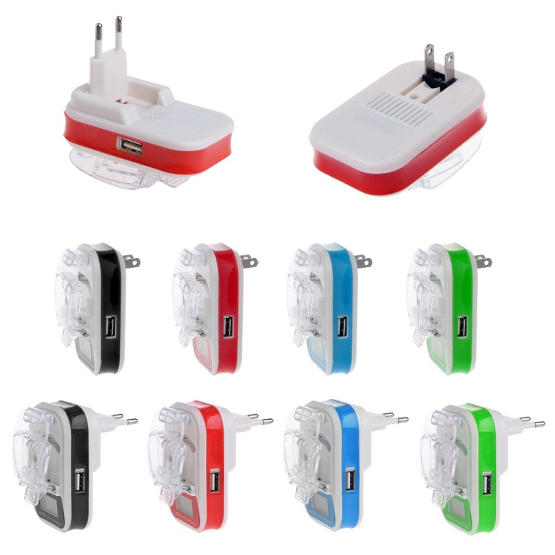 Bộ sạc pin đa năng màn hình LCD với cổng USB
