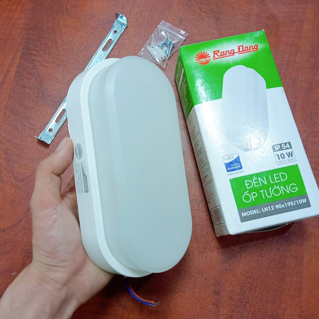 Đèn LED Ốp tường Rạng Đông 10W Model: LN12 90x195/10W | Shopee Việt Nam