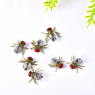 Comereally 100 Chiếc Ruồi Giả Nhựa Mô Phỏng Côn Trùng Ruồi Bọ Trò Đùa Đồ Chơi Prank Halloween Tiếp Liệu Đảng Ủng Hộ