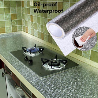 Cuộn Giấy Bạc Dán Bếp Cách Nhiệt, Miếng Decal Dán Tường Nhà Bếp Chống Thấm Bền Đẹp 2456