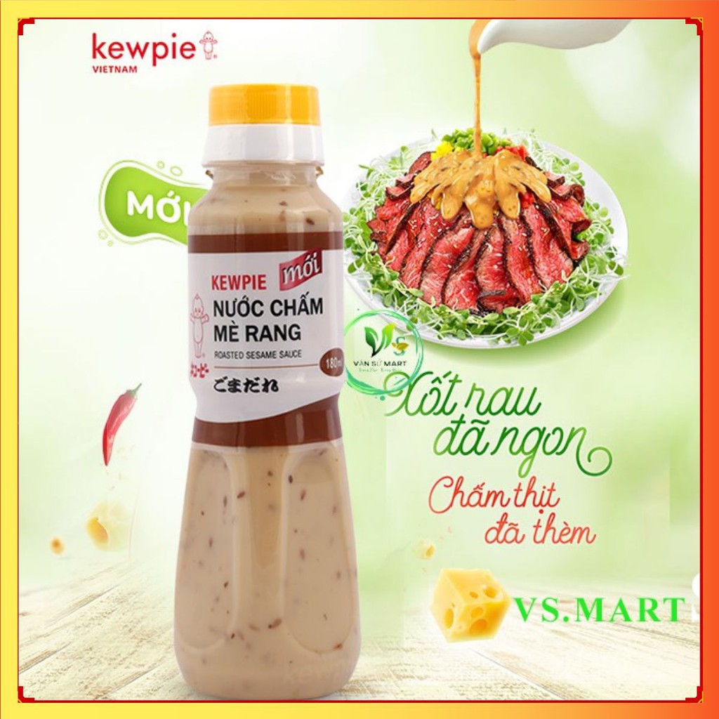 Sốt mè rang / Rong nho tách nước / Nước chấm mè rang kwepie Chai 180 ml ...