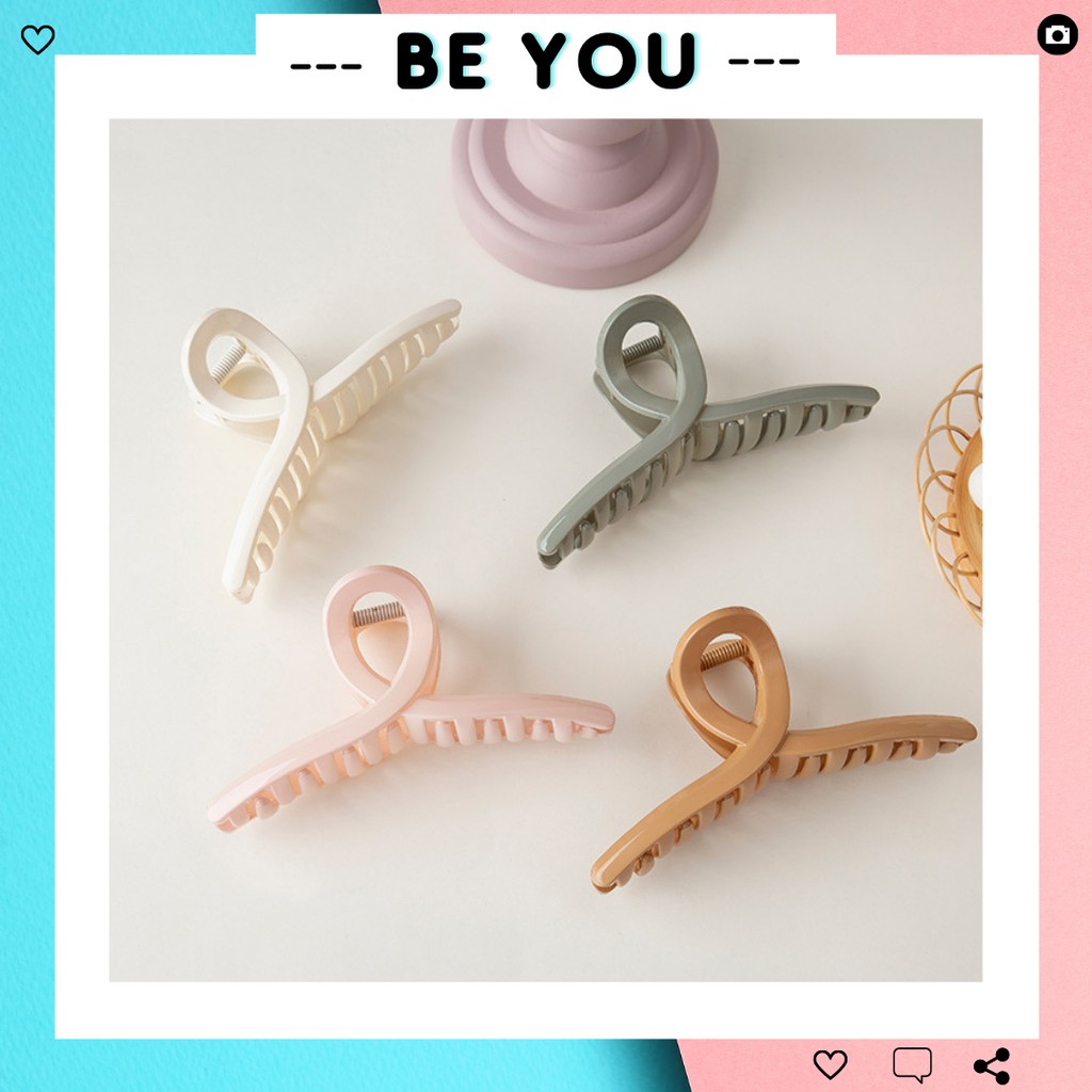 Kẹp Tóc Càng Cua Dễ Thương - Xước Nhẹ - BEYOU