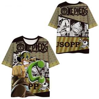 Áo Thun Anime One Piece Unisex - Hình Dáng Luffy, Zoro, Nami và Sanji - Phù Hợp Nhiều Kích Cỡ