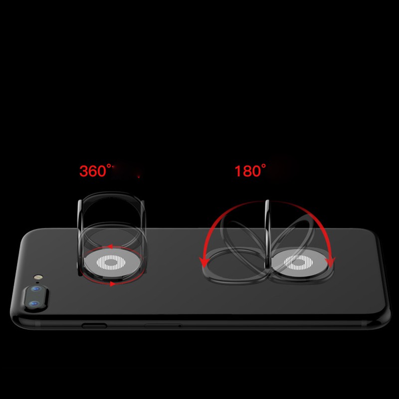 Giá đỡ nhẫn kim loại 360 độ Giá đỡ điện thoại di động đa năng từ tính iphone