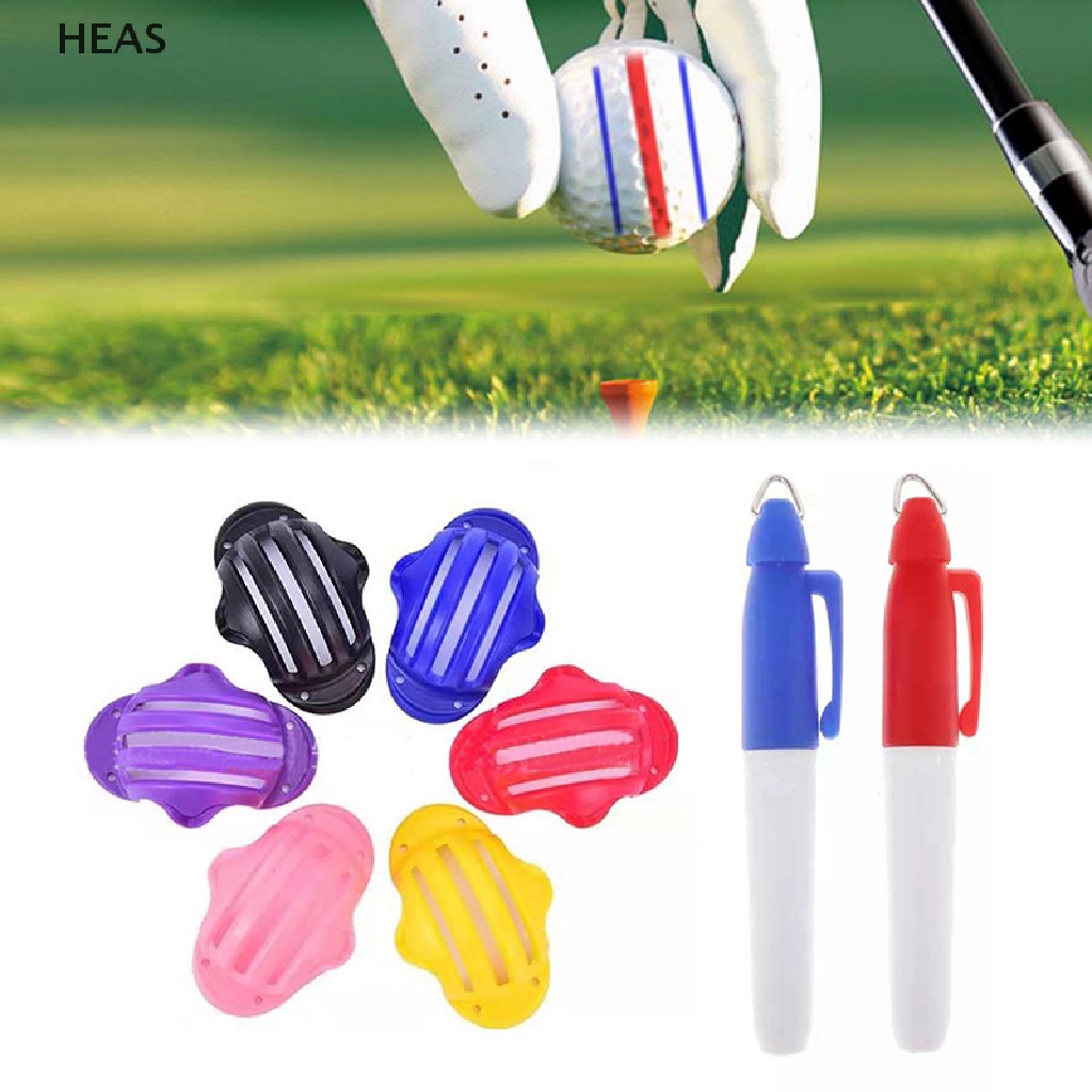 He 1 Bộ Golf Line Marker Golf Putting Định Vị Hỗ Trợ Golf Ngoài Trời Thể Thao Dụng Cụ id