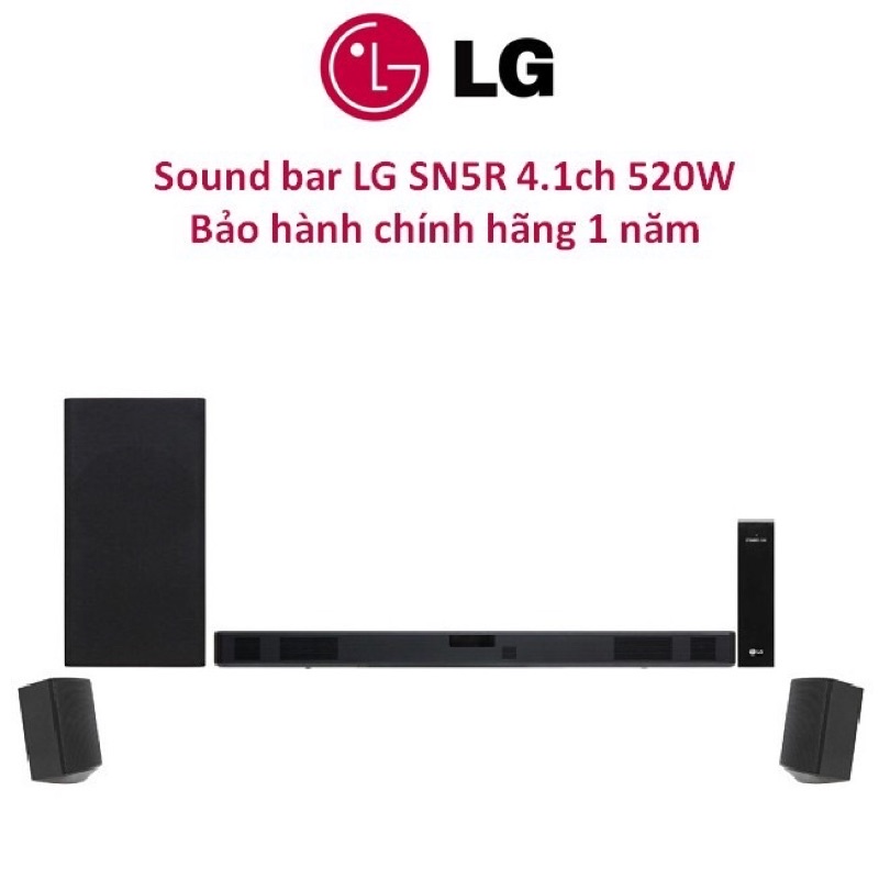 Loa thanh soundbar LG 4.1 SN5R 520W (New, nguyên seal chưa kích ...