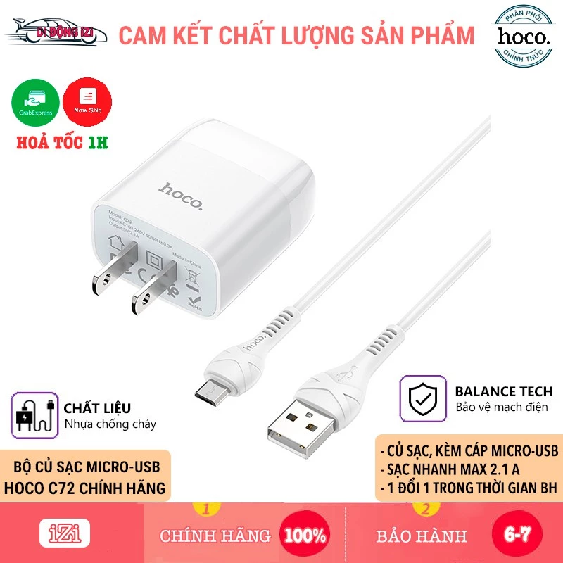 Bộ sạc Hoco C106