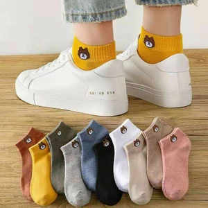 Tất Gấu Cổ Ngắn Cho Nữ 🚚 FREESHIP Vớ Gấu Nhiều Màu siêu đẹp