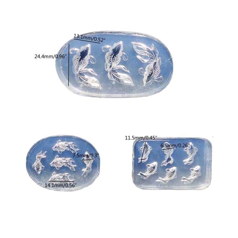 Khuôn Làm Mặt Trang Sức Mini Bằng Resin