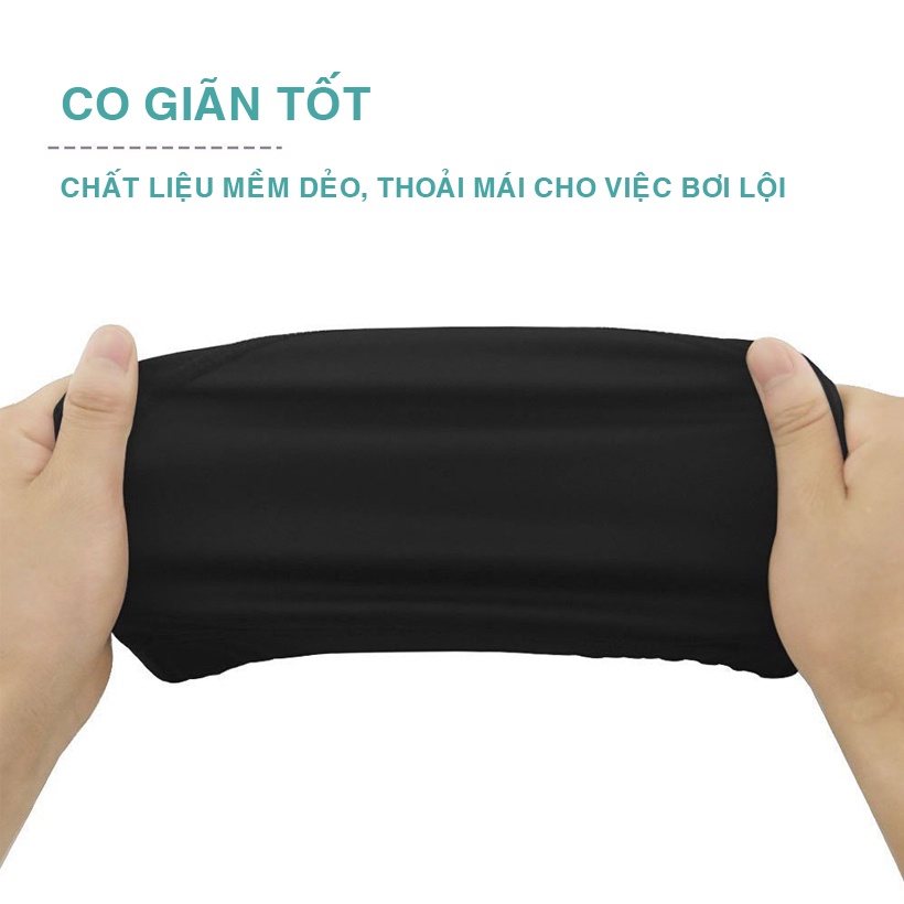 Mô tả Nón Bơi Chính Hãng Mũ Bơi Vải Chất Liệu PU Hạn Chế Thấm Nước Mềm Mại Thoải Mái Khi Mang Cleacco PU Boro Sport - 4