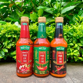 Tương Ớt Phúc Lộc Thọ Cay Dịu/ Cay Đậm/ Siêu Cay Spico 330ml - XanhSam