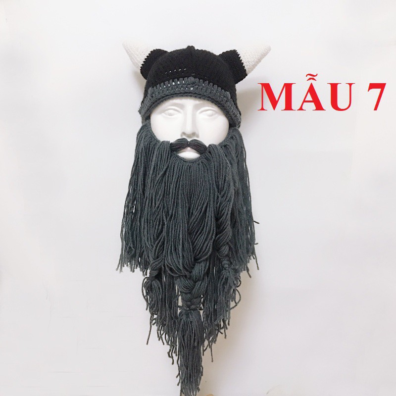 (CÓ SẴN) Râu Giả Tóc Giả Râu Ông Tiên Râu Ông Bụt Râu Viking Tóc Viking ...