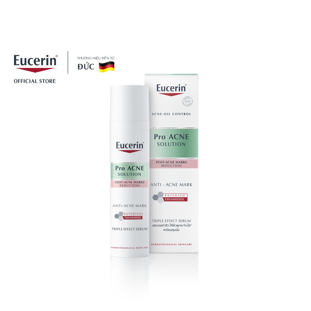 Tinh chất giảm thâm & dưỡng sáng cho da mụn Eucerin Pro Acne Triple Effect Serum 40ml
