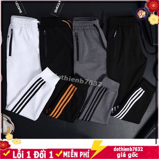 ⚡️ Xả Hàng Thể Thao ⚡️ Quần Jogger Nam xương cá Thu Đông Co Giãn Ống Suông kiểu phối sọc lững L1