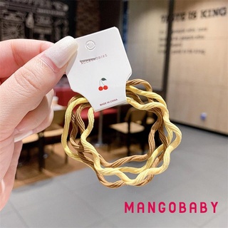 Set 4 dây buộc tóc co giãn nhiều màu sắc thời trang cho nữ