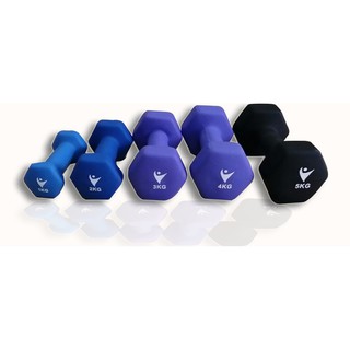 [Mã FAMALLT5 giảm 15% đơn từ 30k] Bộ Cặp Tạ Tay 1kg Bọc Cao Su Nhám Đại Nam Sport (Tổng 2kg)